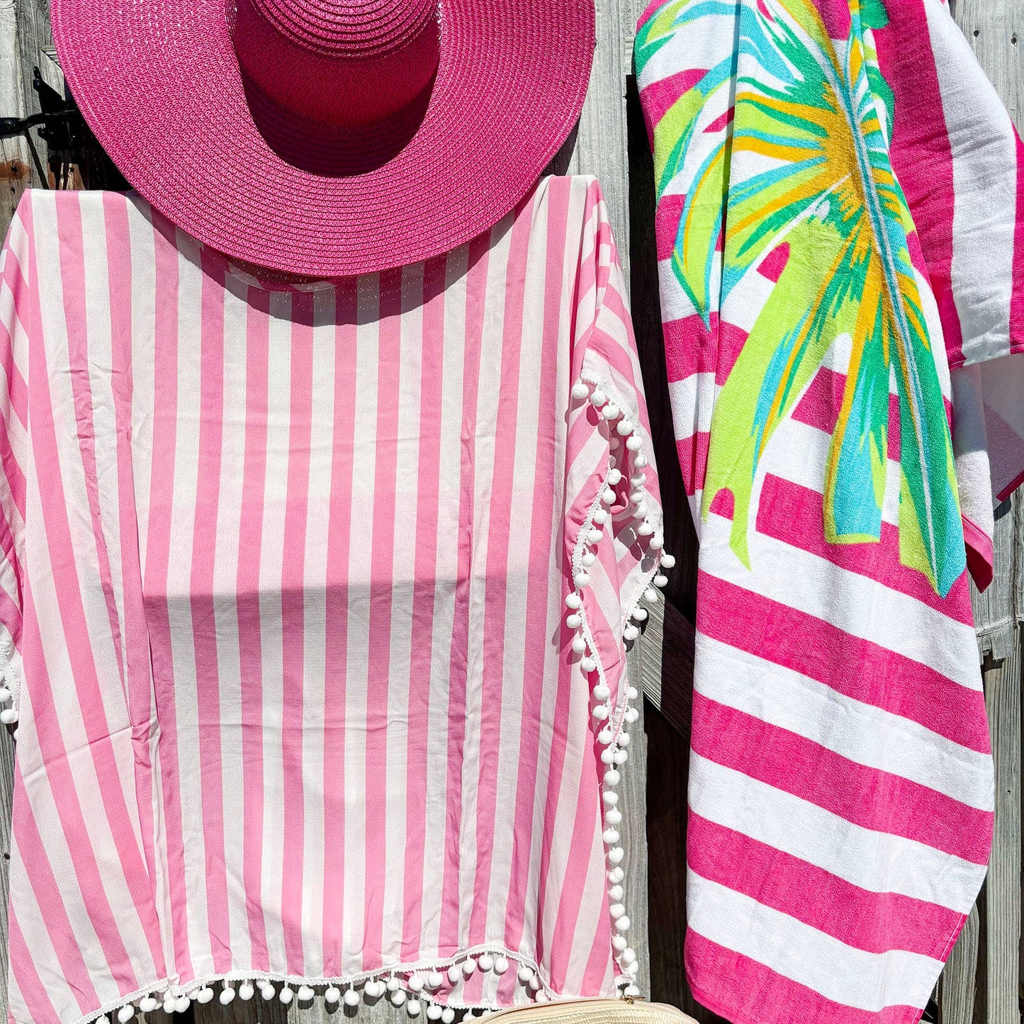 Yacht Club Pom-Pom Cover Up
