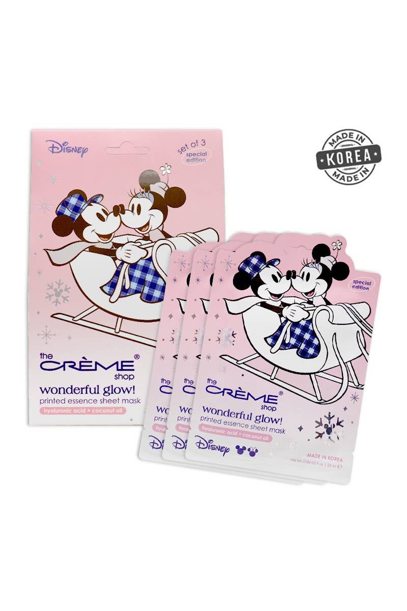 TCS DSM00131 Disney Wonderful Glow 3 Sheet Facial Mask