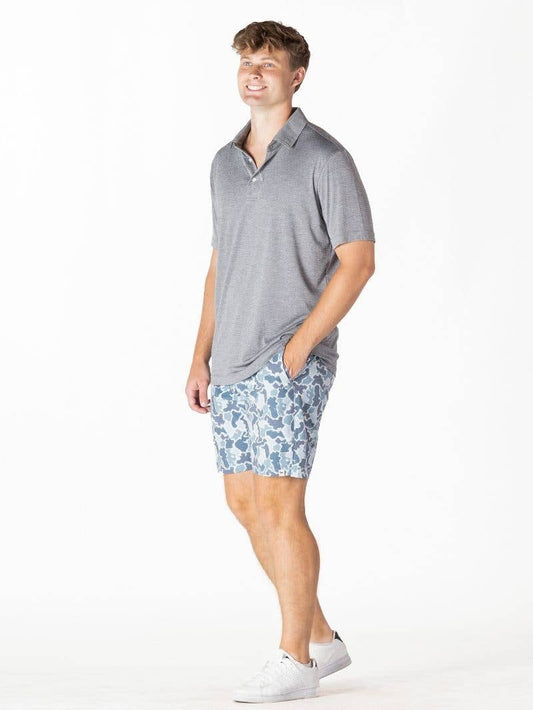 Simply Southern Men's Camo Short-Blue Camo