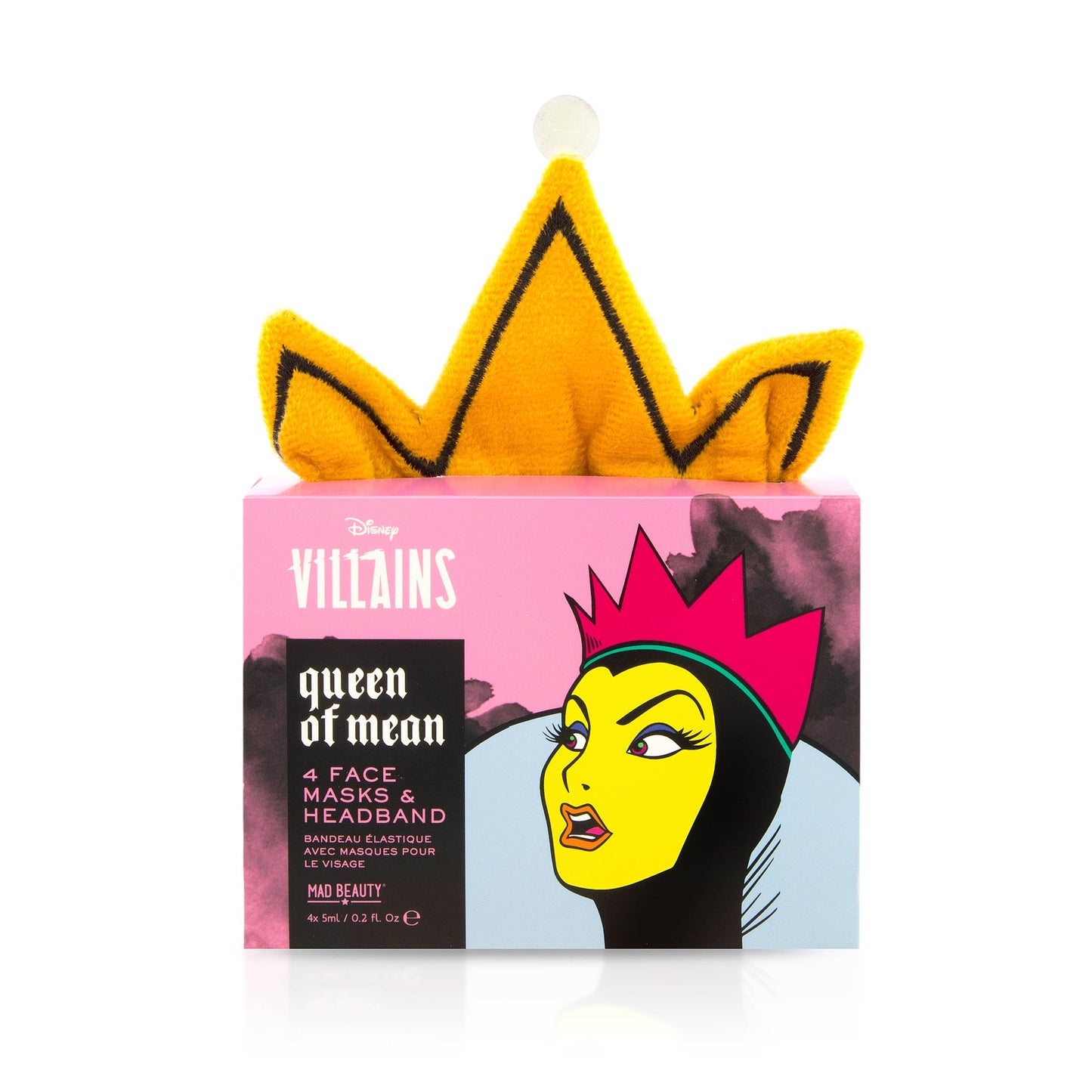 Mad Beauty Disney Pop Villians Headband & Face mask set