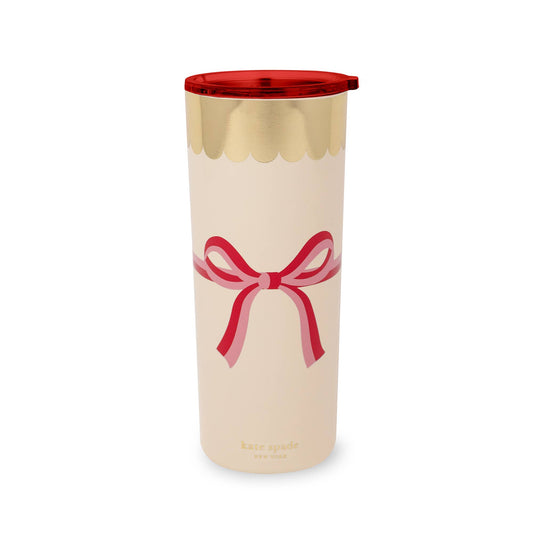 Stainless Steel Tumbler, Candy Bow