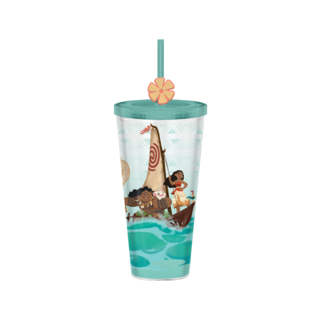 Moana Island Sunsets Group Boat Ride 24oz Plastic Cold Cup