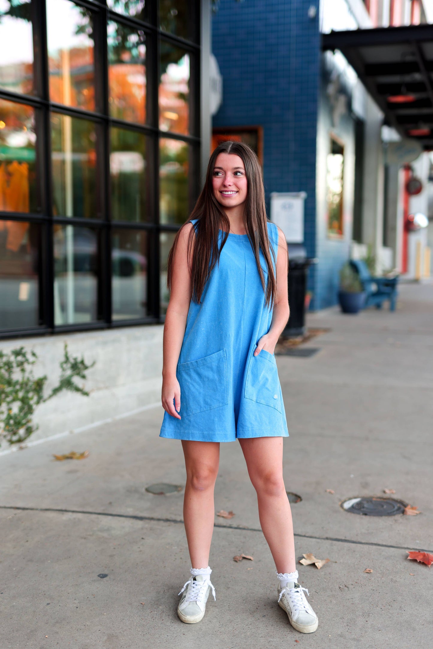 Effortless (Cobalt) Mineral Wash Romper
