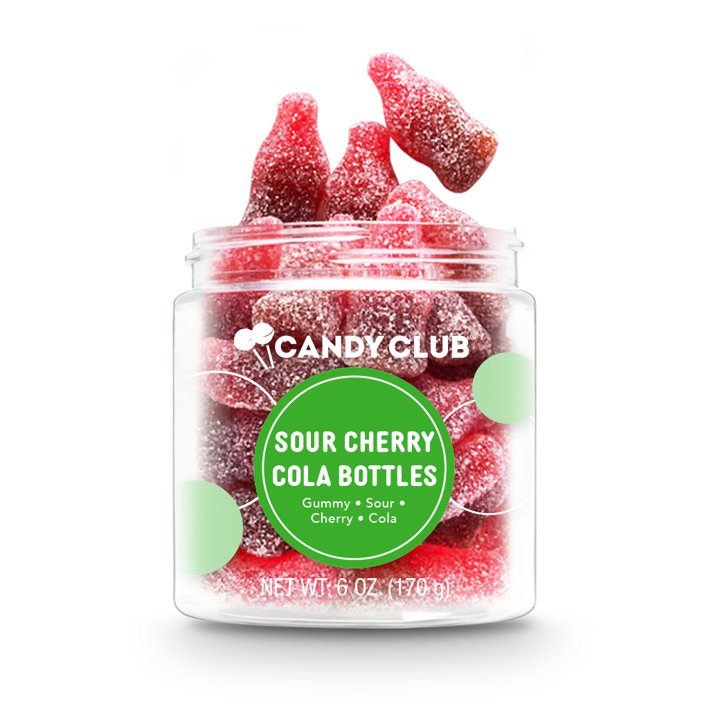 Sour Cherry Cola Bottle Gummies