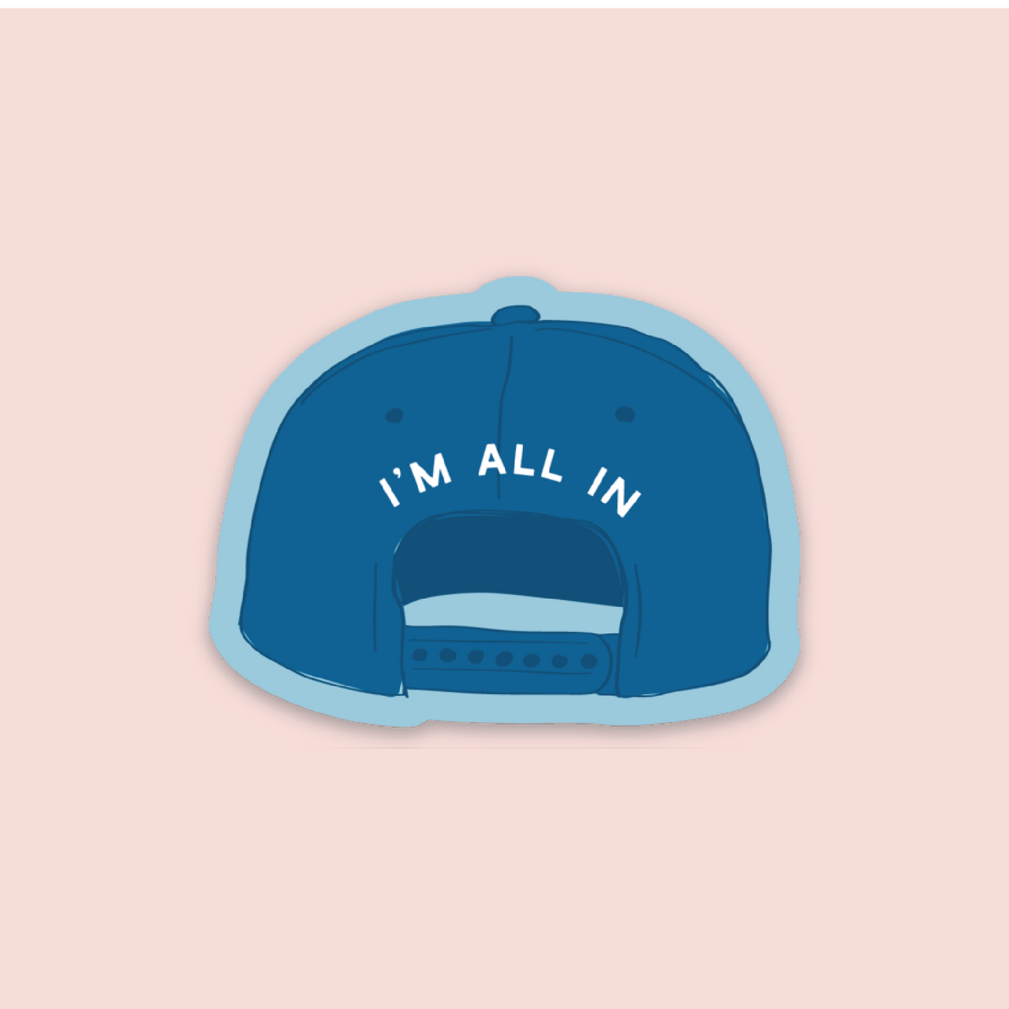 I'm All In - Luke | Gilmore Girls Mini Sticker