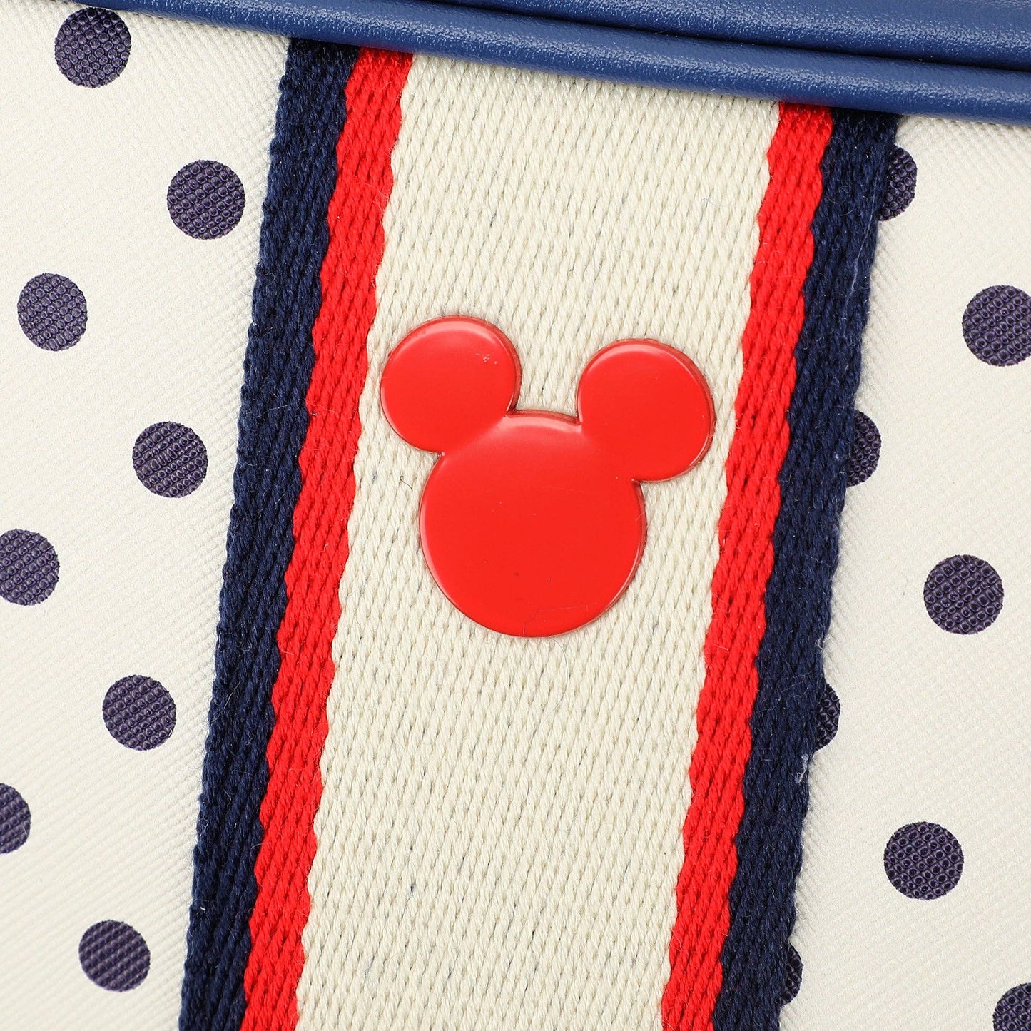Disney Mickey Mouse Ears White Polka-Dotted 7" Crossbody Bag