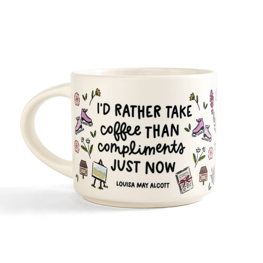 Rather Take Coffee Little Women Ceramic Mug