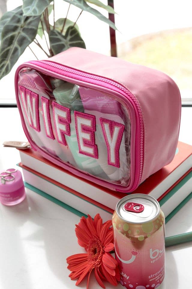 Clear Cosmetic - Wifey (Pink)