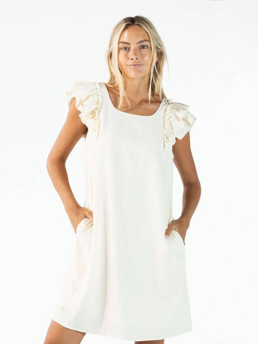 Simply Southern Coquette Dress - Cream