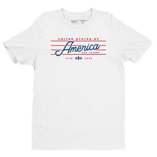 America 250 CloudFit Tee: White