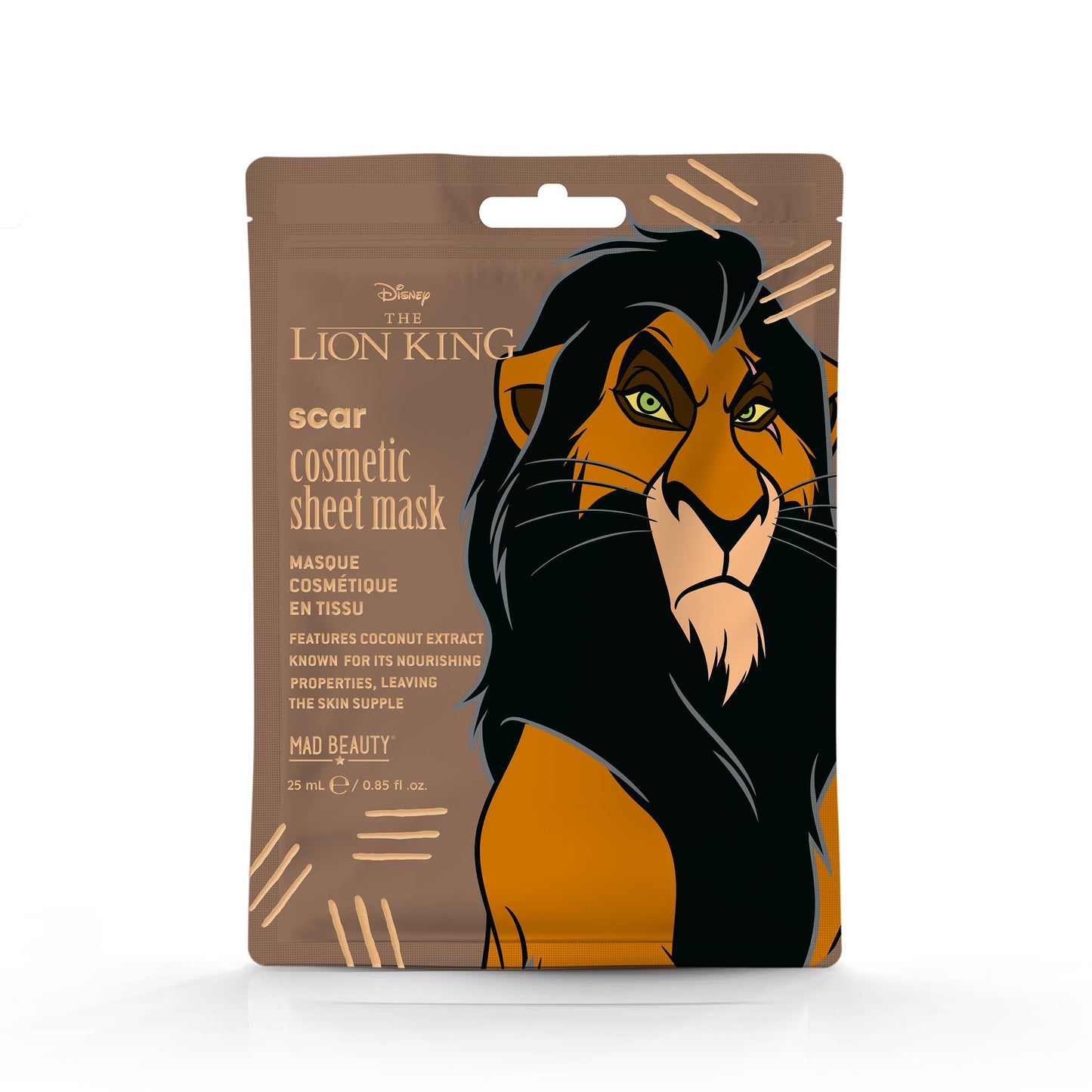 Mad Beauty Lion King Reborn Cosmetic Sheet Mask - Scar