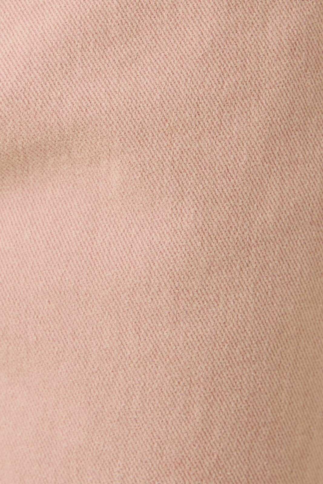 STRETCHY TWILL SLIM FIT WASHED PANTS: MAUVE