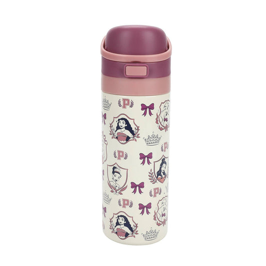 Disney Princess All-Over Character Print 24 Oz Stainless Steel Water Bottle