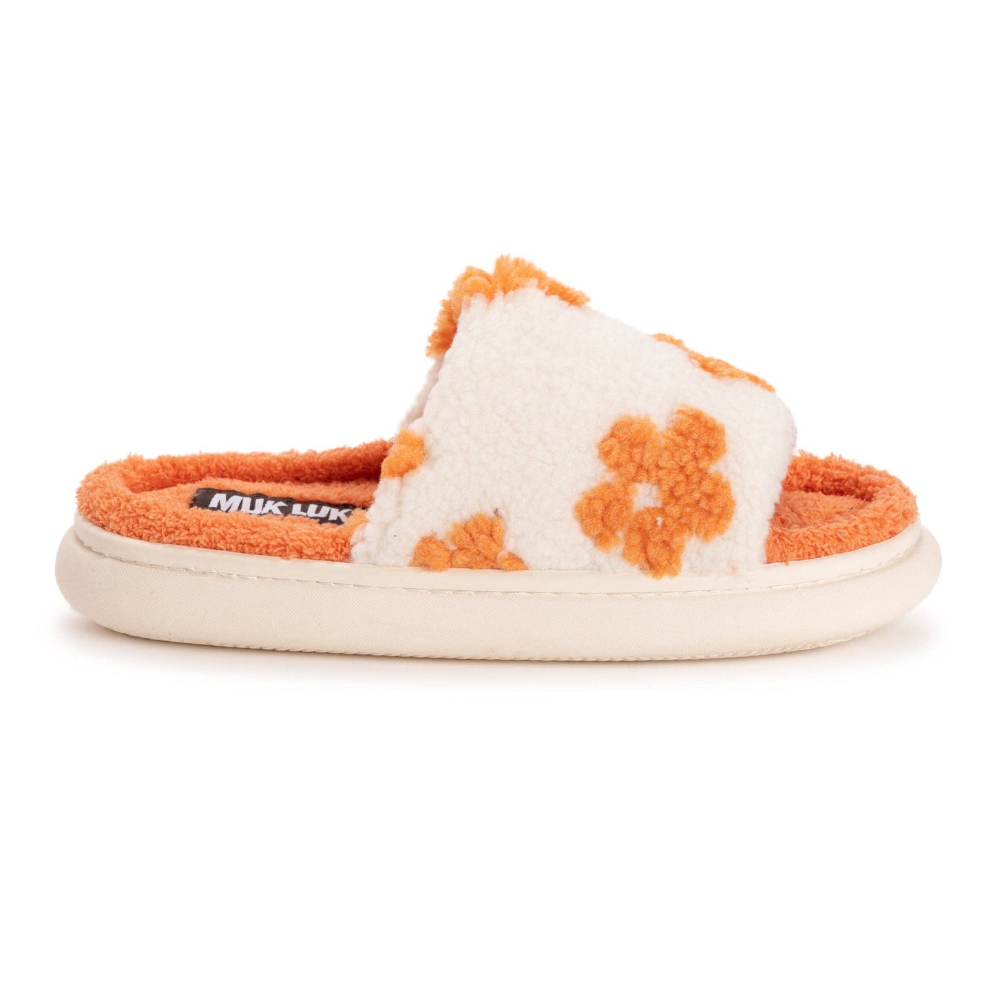 Muk Luks Women's Marsai Slide Slippers: Orange