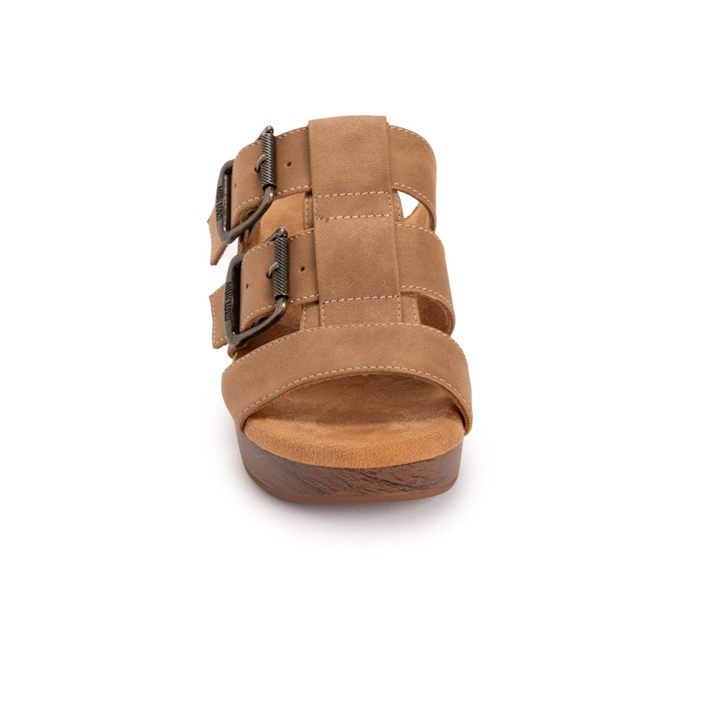 Muk Luks Women's Myra Sandal: Tan