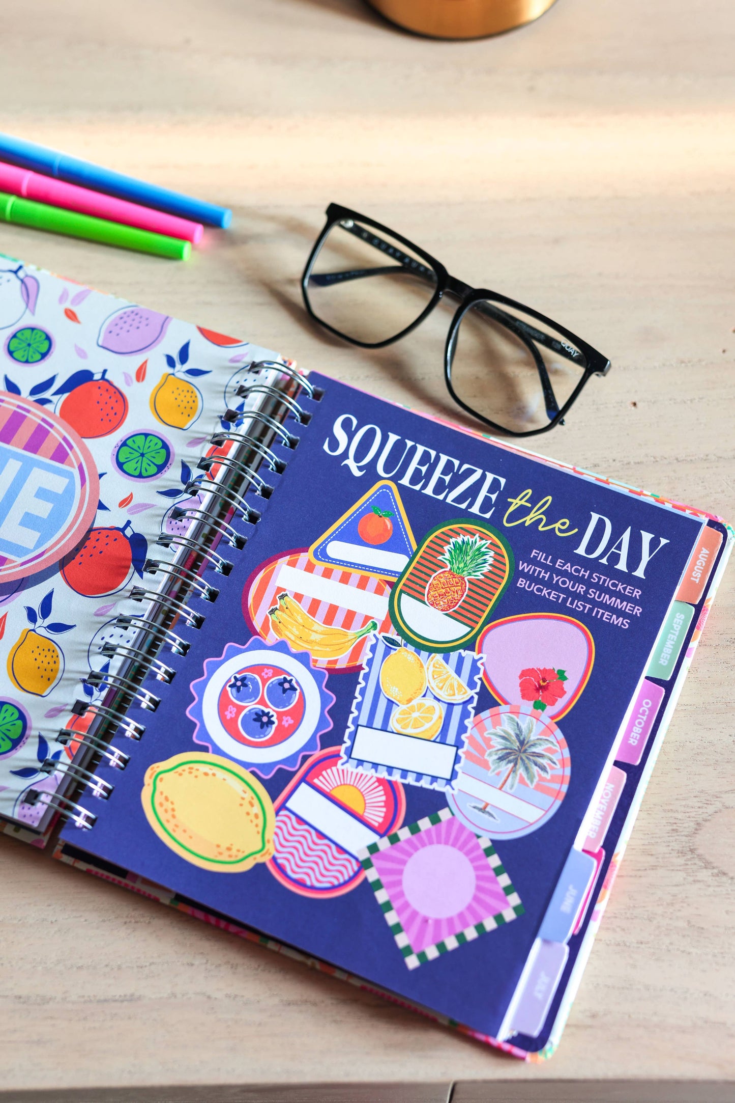 Agenda - 17-Month Academic Planner - Aug 2026 to Dec 2027: Italian Summer