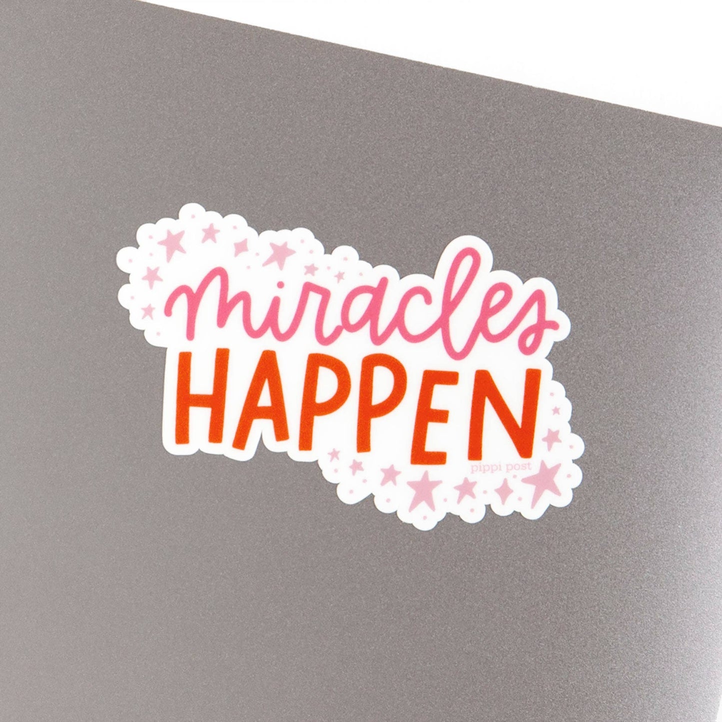 Miracles Happen Decal Sticker