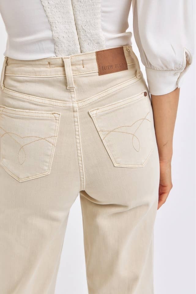 HW Garment Dyed Destroy 90's Straight: BONE