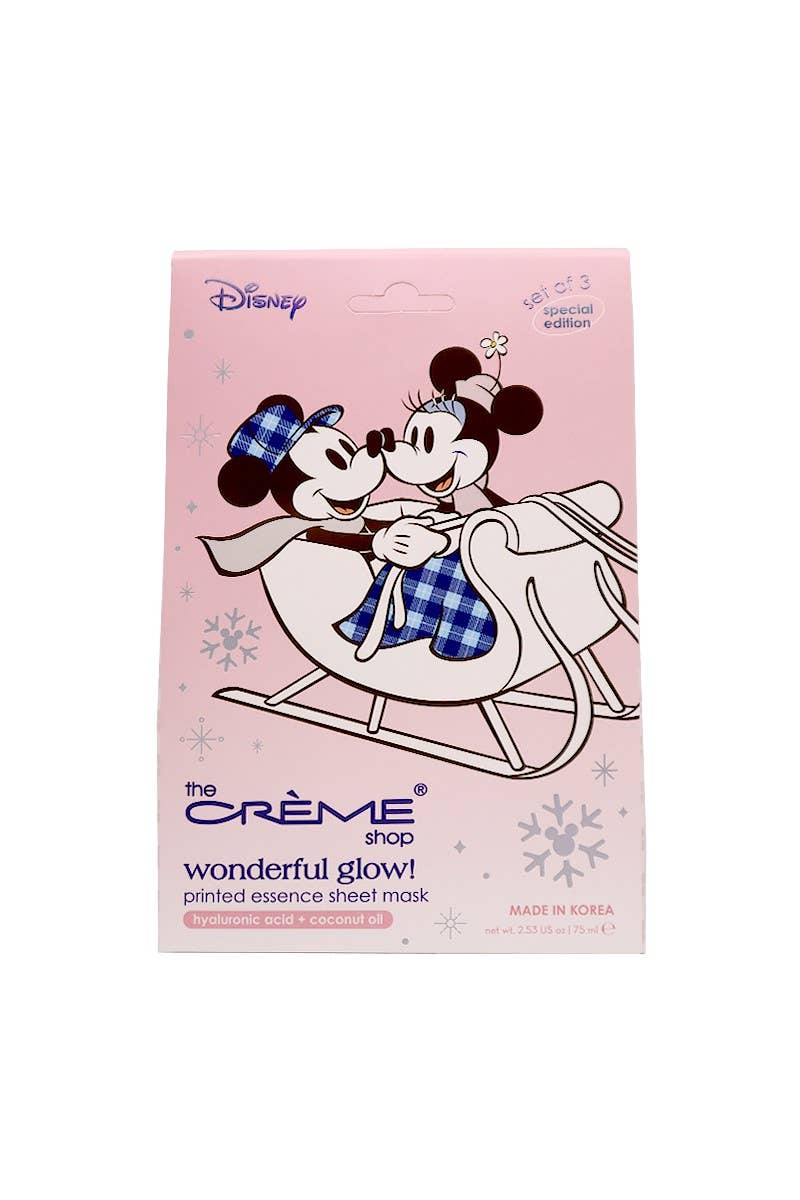 TCS DSM00131 Disney Wonderful Glow 3 Sheet Facial Mask