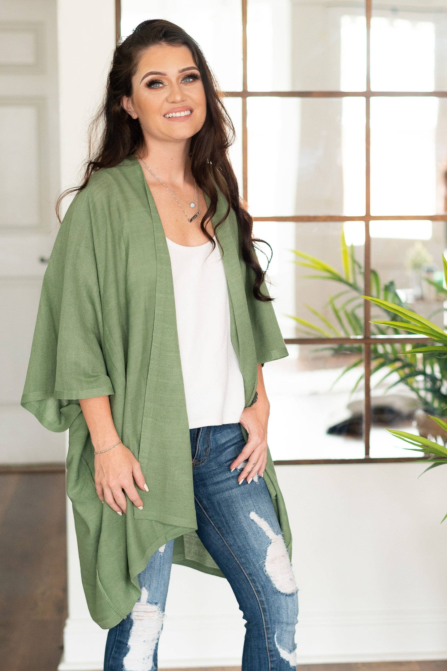 Lindsey Cardigan - Olive