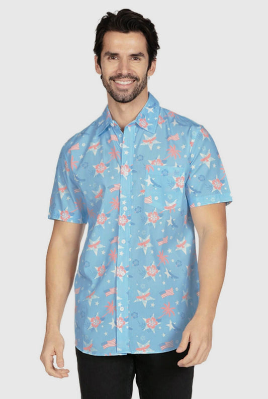 Men’s Island of the Free Hawaiian Shirt