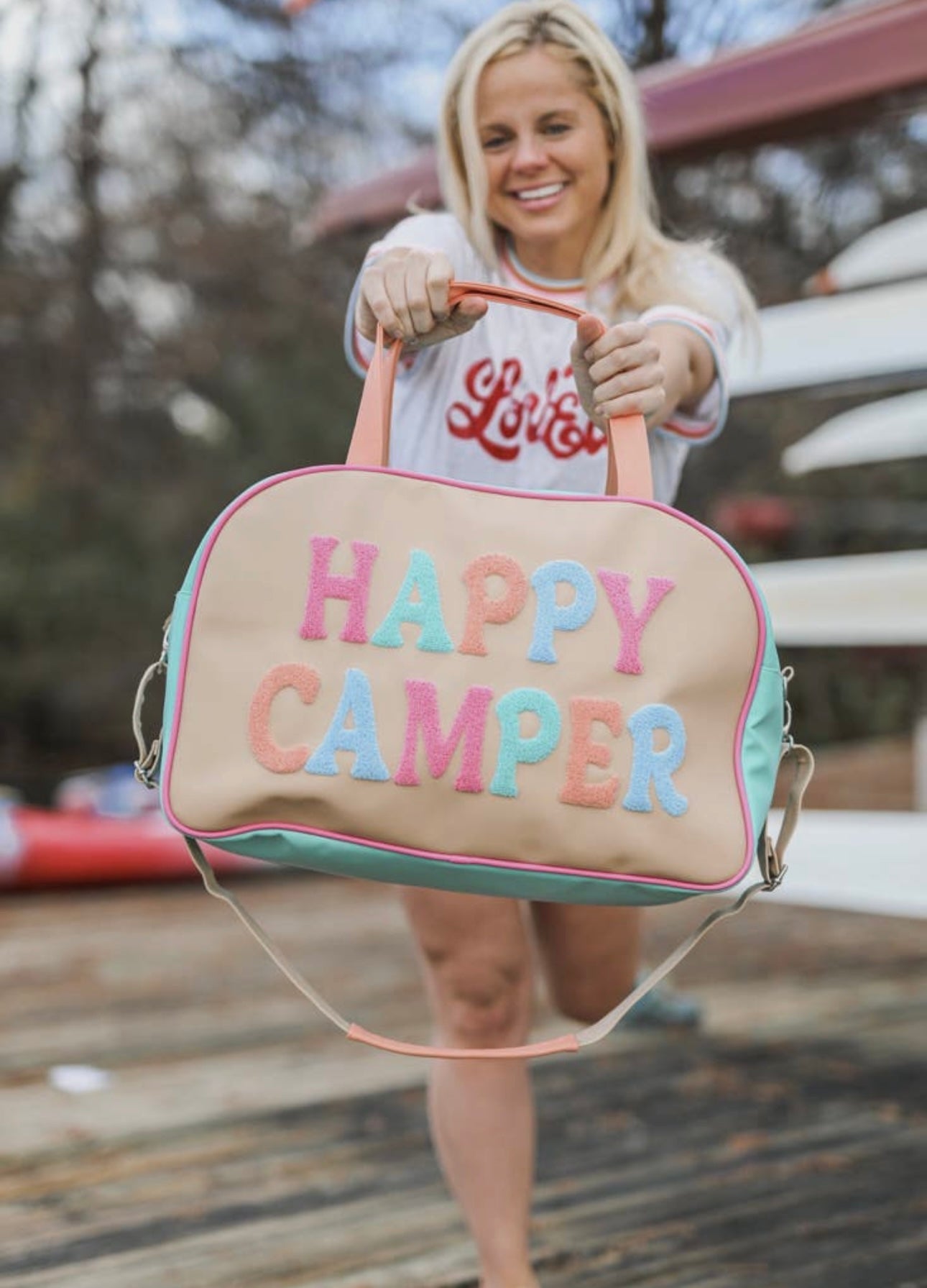 Happy Camper Weekender Duffle Bag