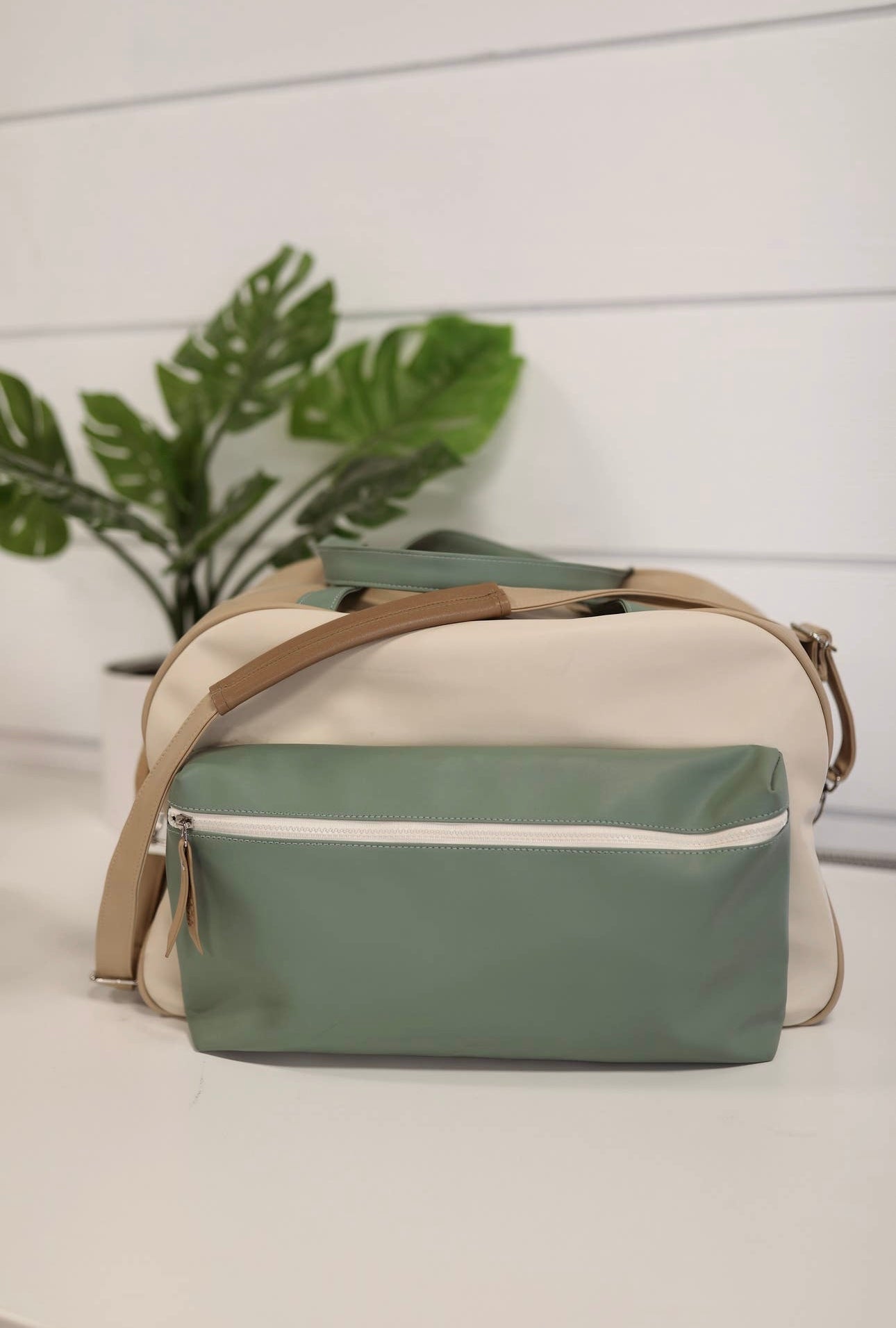 Weekender Duffle Bag - Matcha Color Block