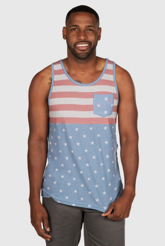 Men’s Faded Flag Tank