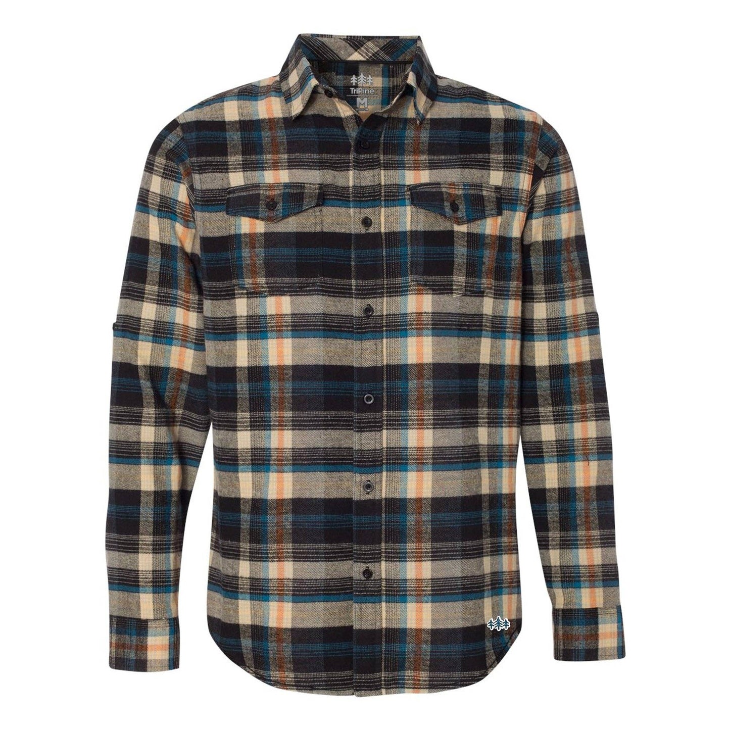 TriPine Classic Flannel Dark Khaki