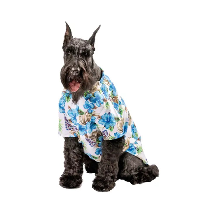 Blue Hawaiian Shirt For Dogs