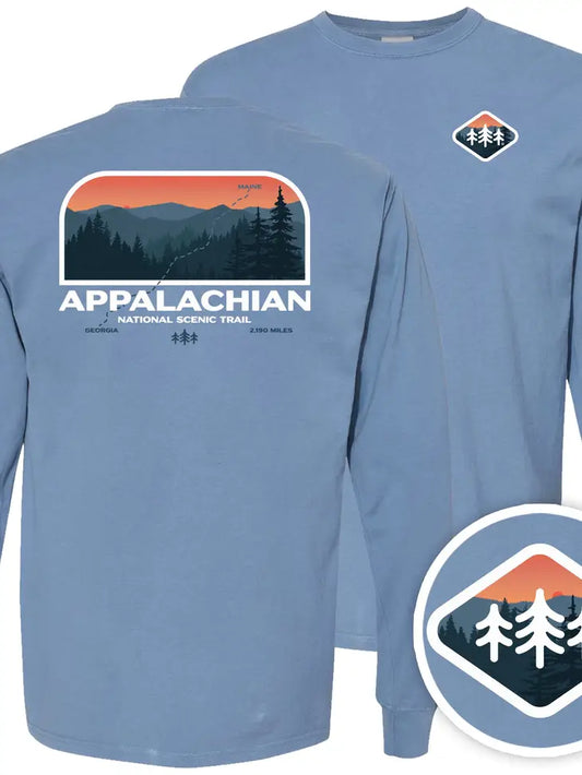 Appalachian Trail Garment Dyed Long Sleeve - Saltwater